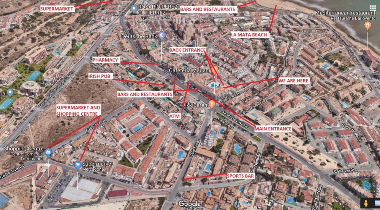 Apartment With Pool, Sea Views & Balcony Less Than 10Min Walk To La Mata Beach! Torrevieja Bagian luar foto